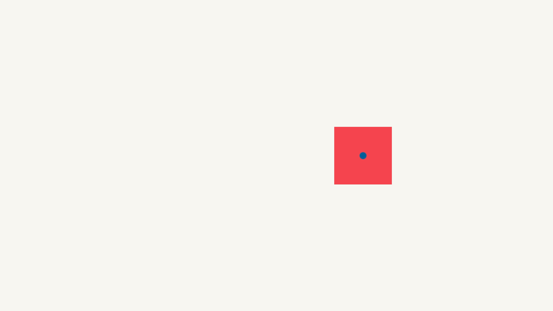 Animated GIF of a square moving in a circle path